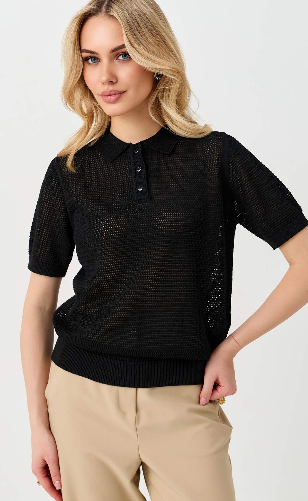 Поло жен F612-1583 black