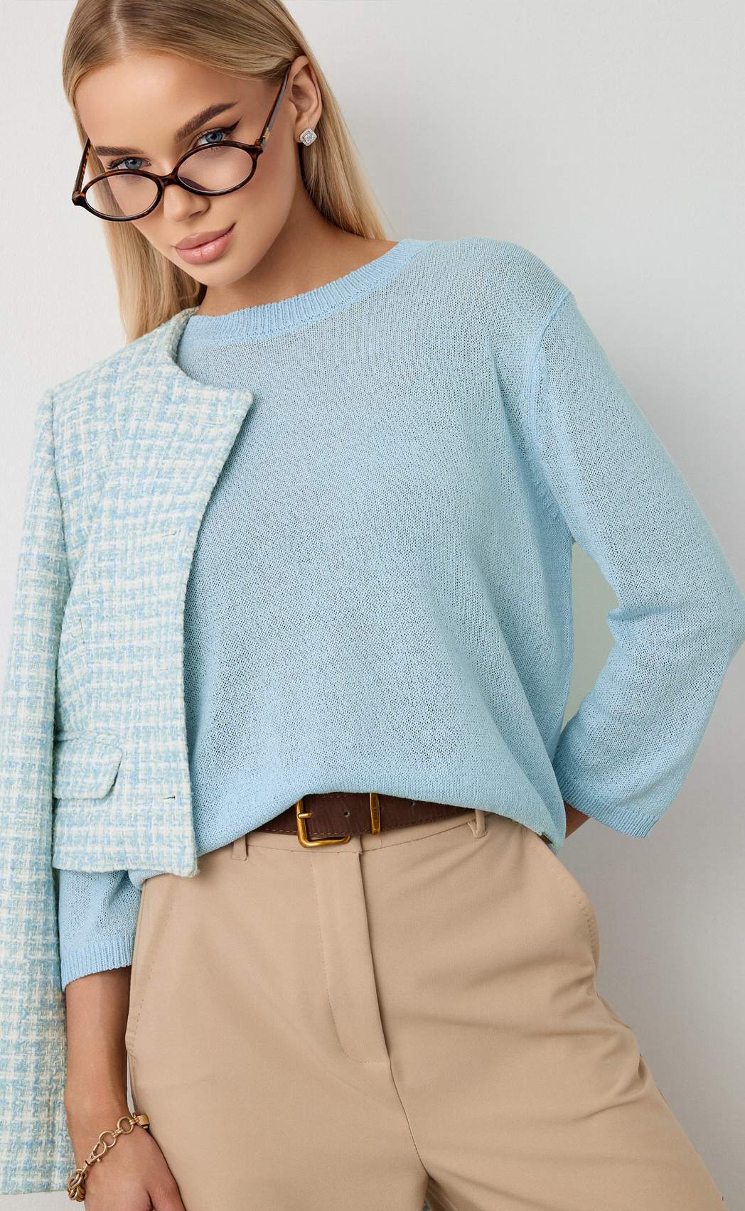 Джемпер F512-1508 l.blue