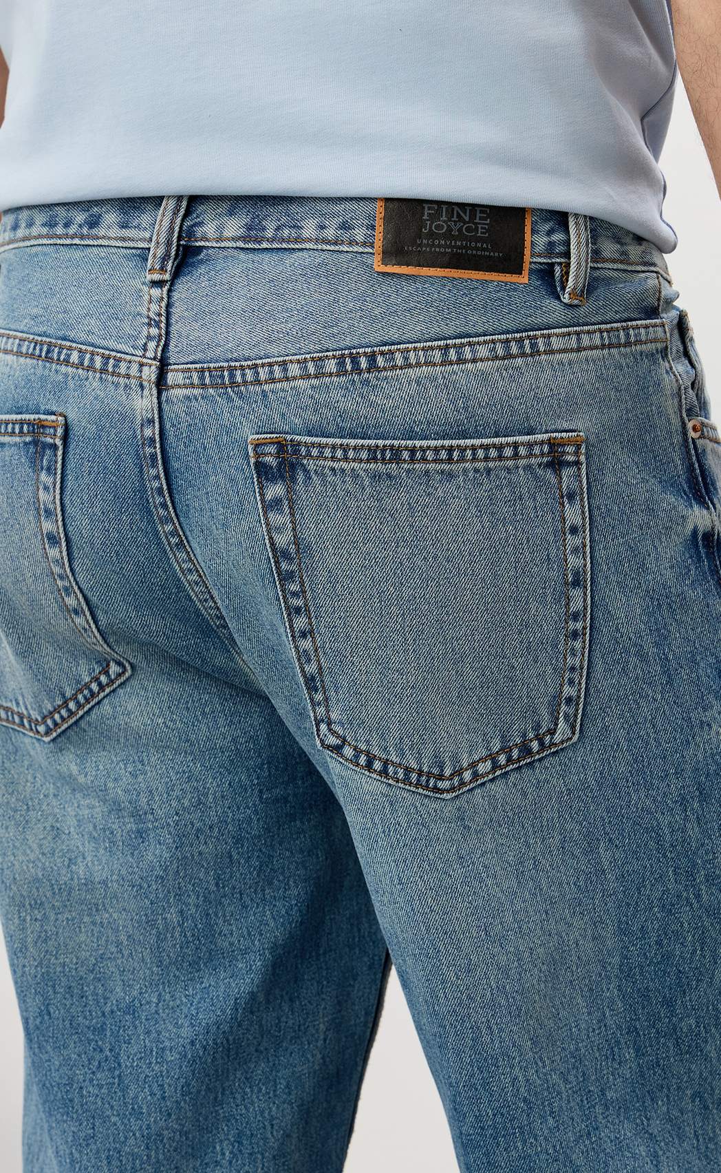 Джинсы муж. F611-0133R m.blue