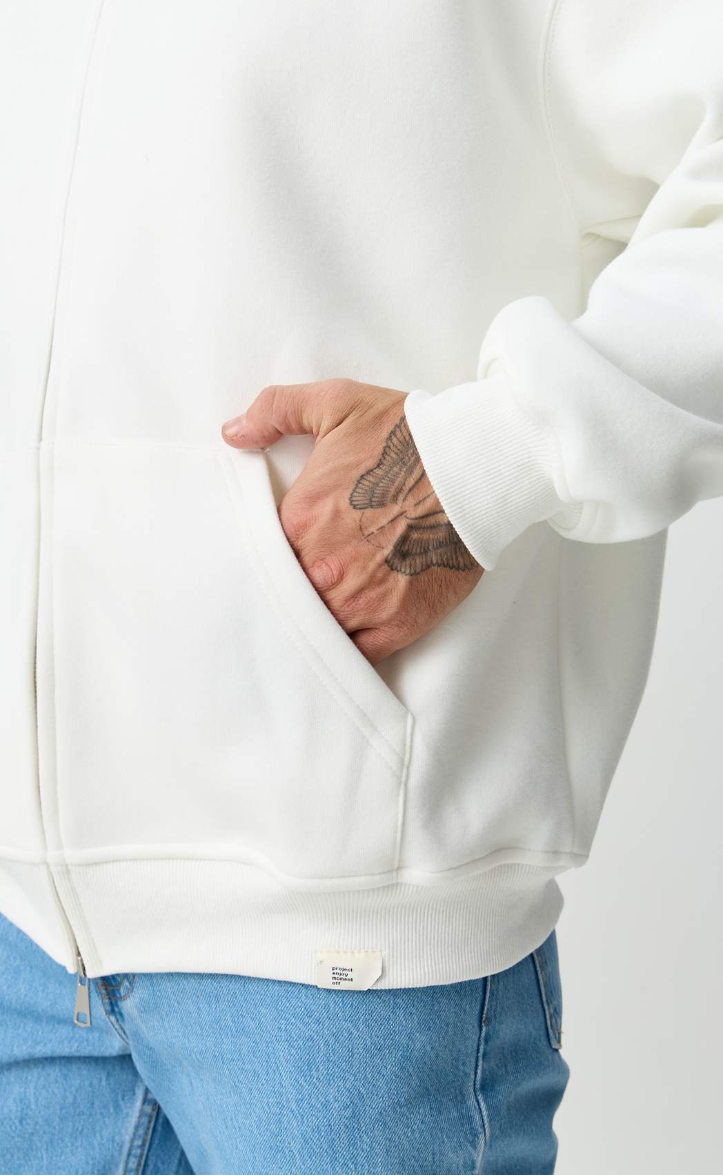 Толстовка P611-15-01 white