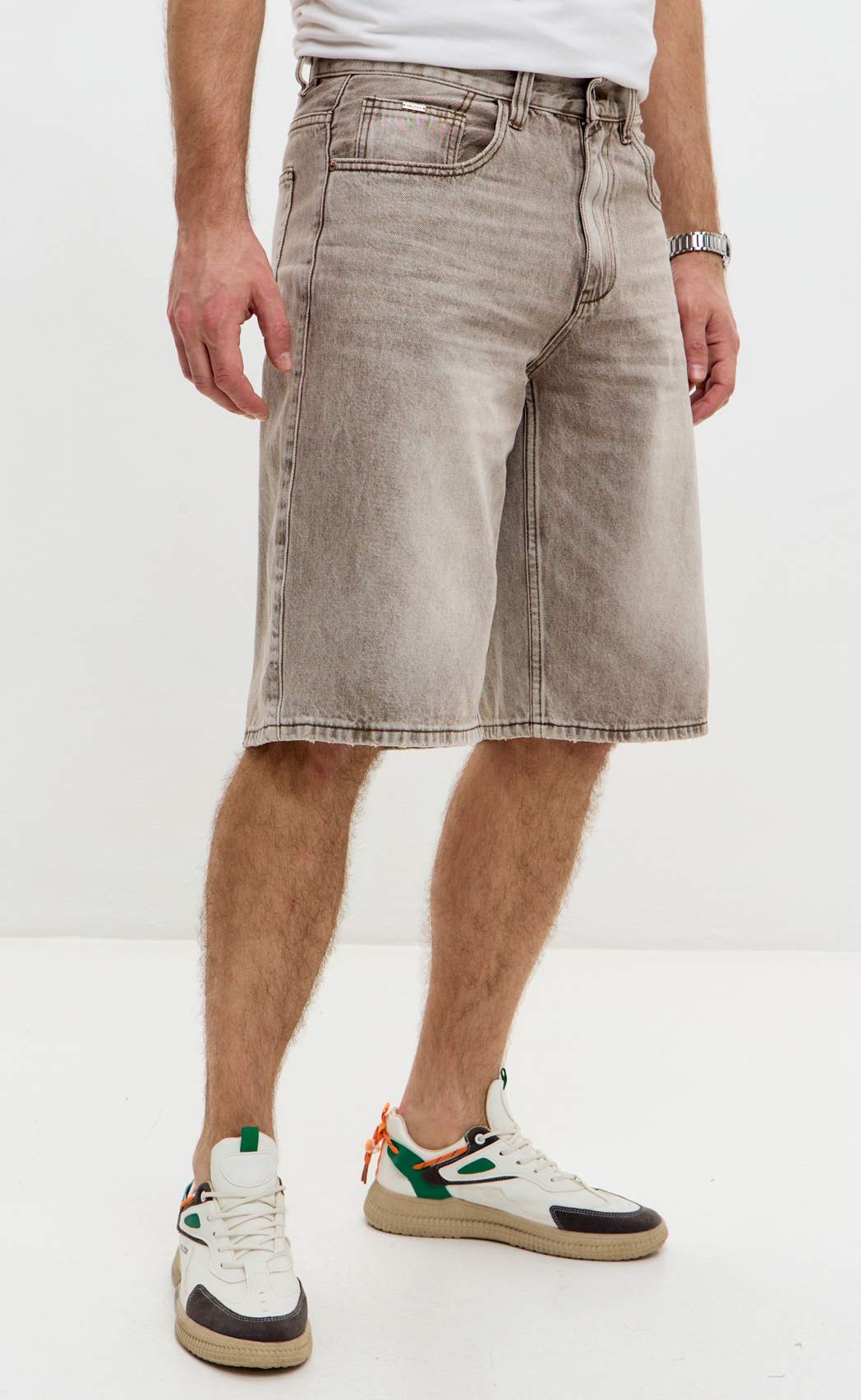 Шорты F611-0951 grey-brown