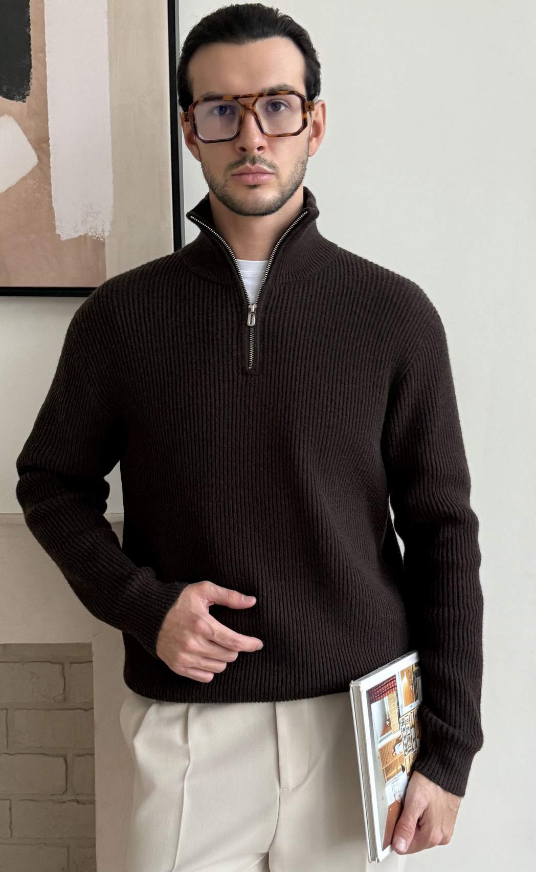 Джемпер F310-0515 brown