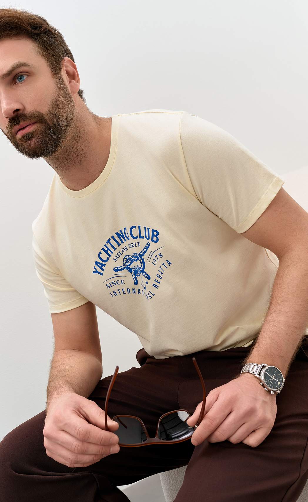 Футболка P611-06-921 l.beige