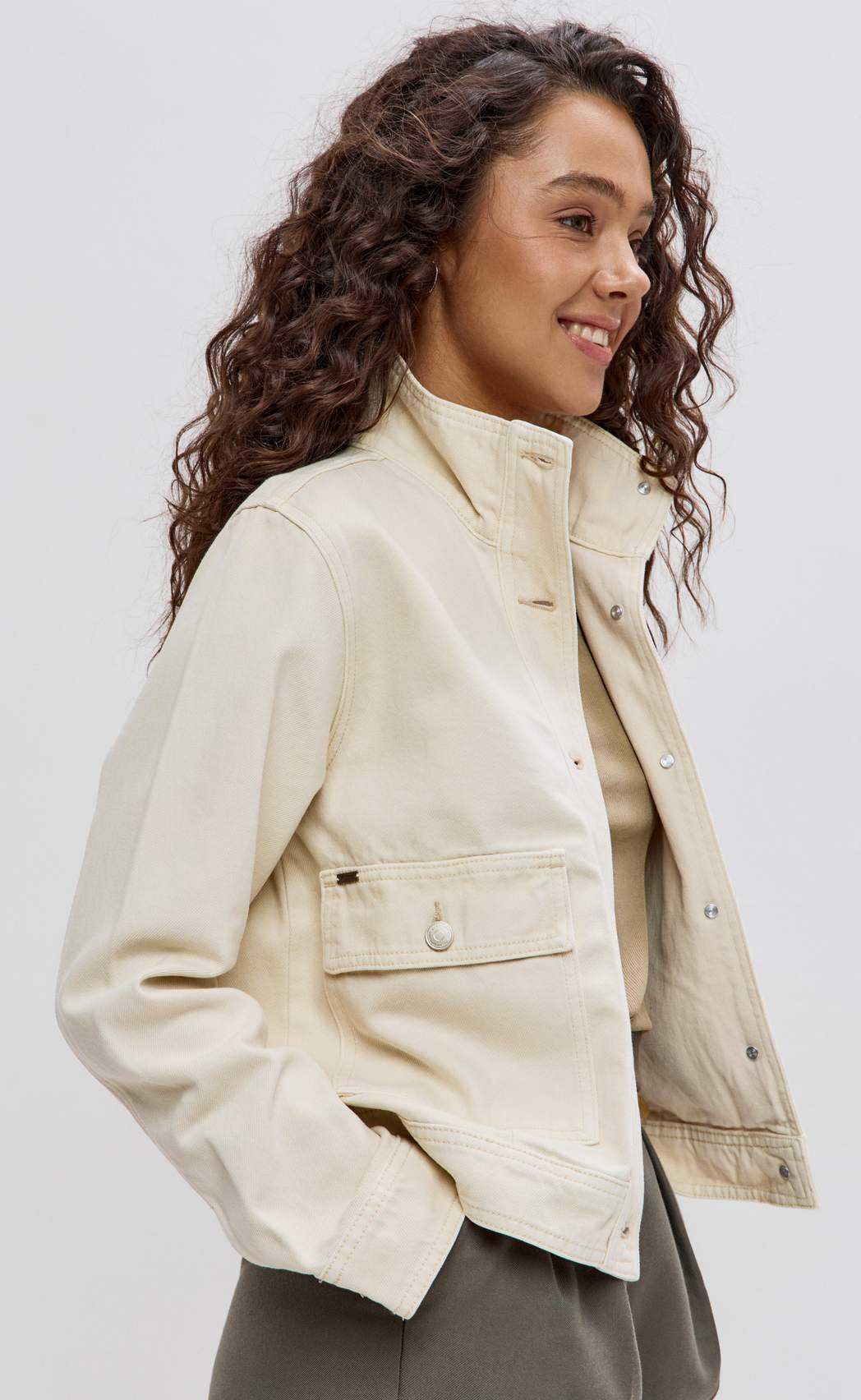 Куртка джинс P612-1254 milk