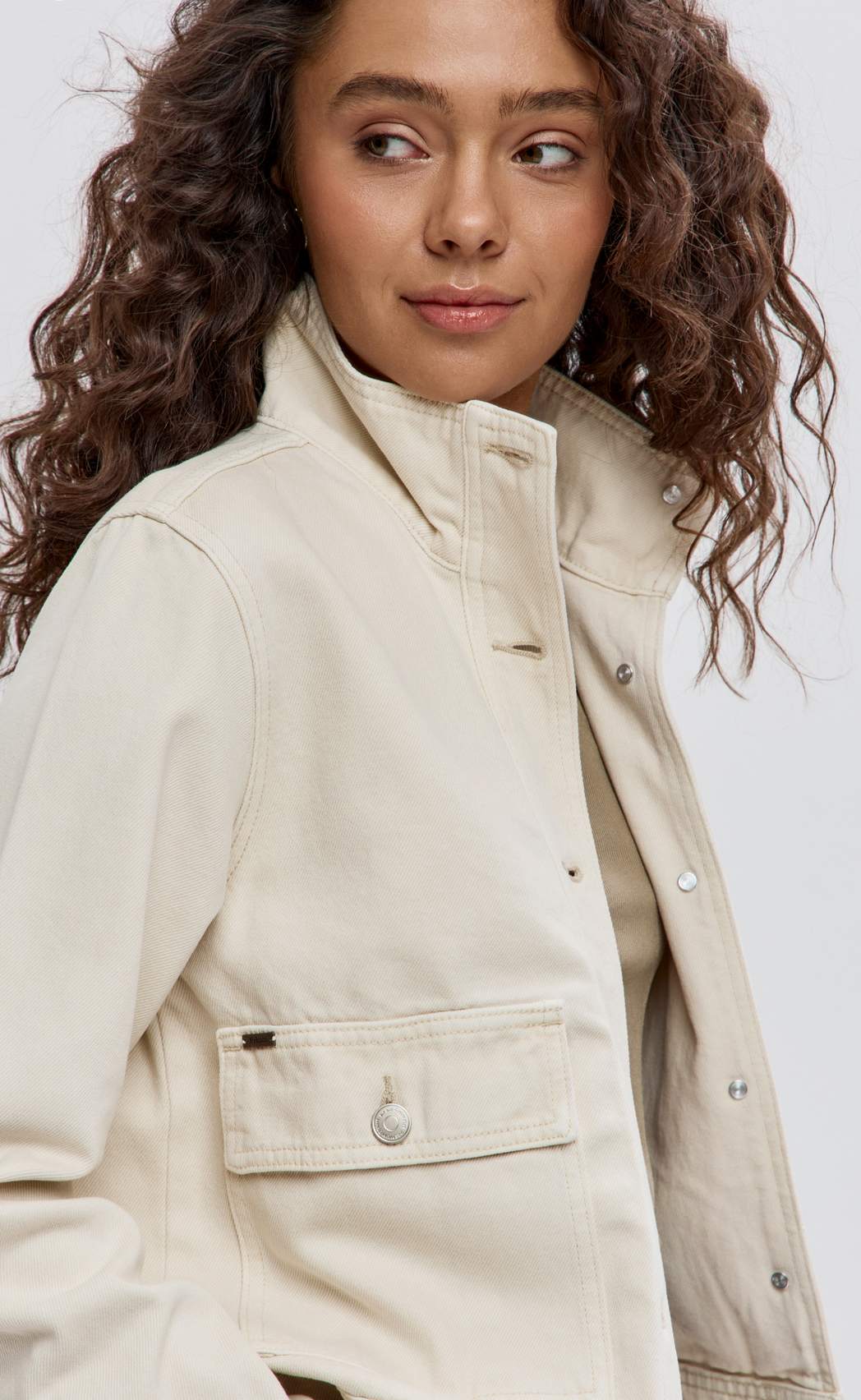 Куртка джинс P612-1254 milk