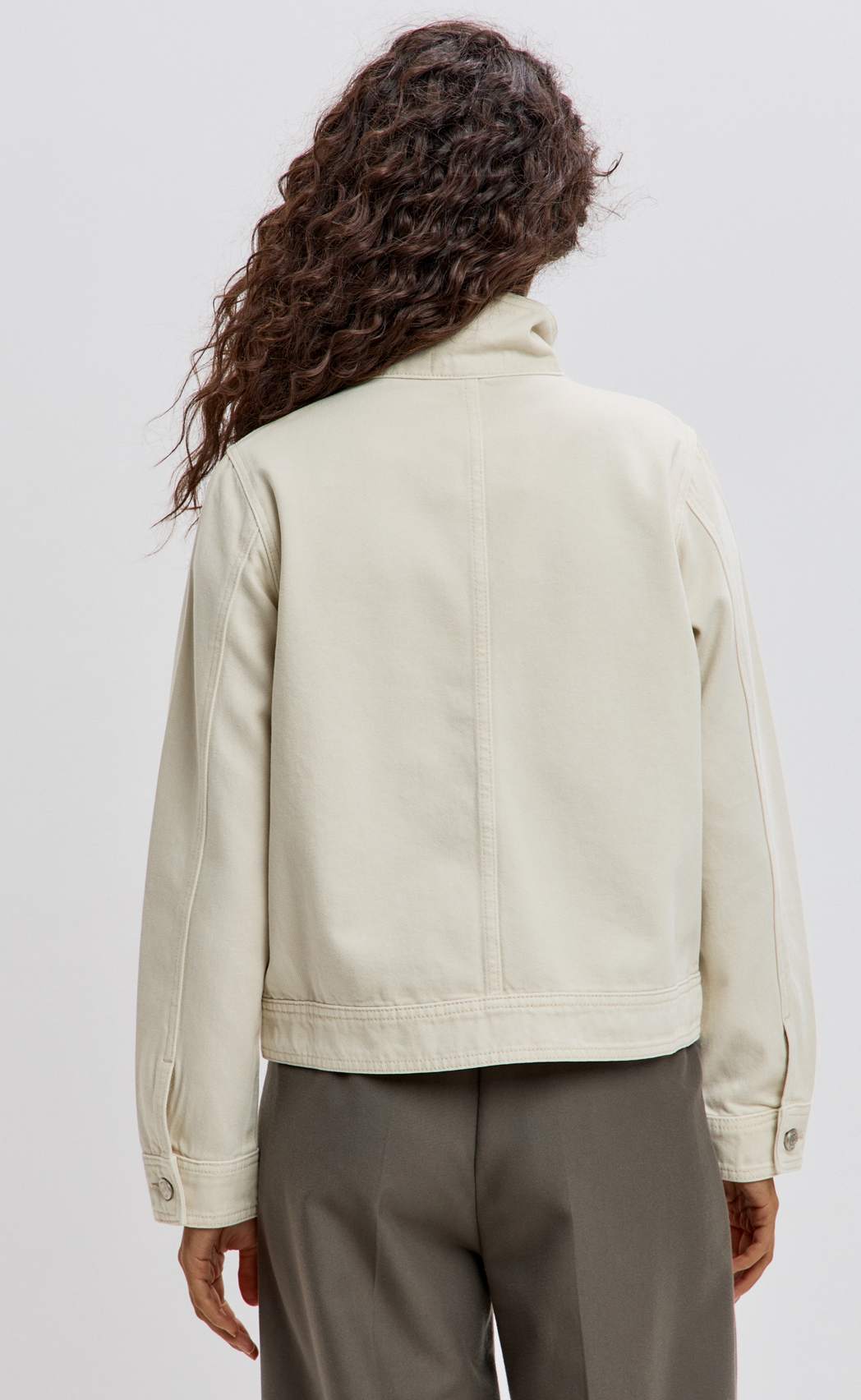 Куртка джинс P612-1254 milk