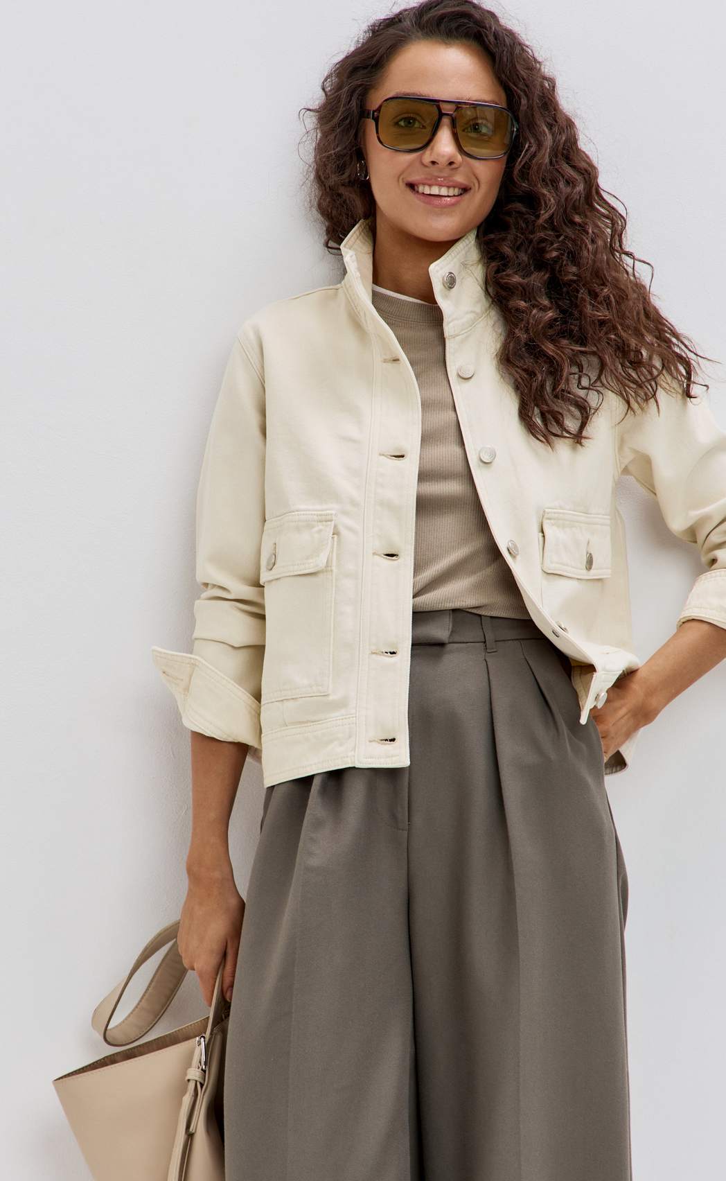 Куртка джинс P612-1254 milk