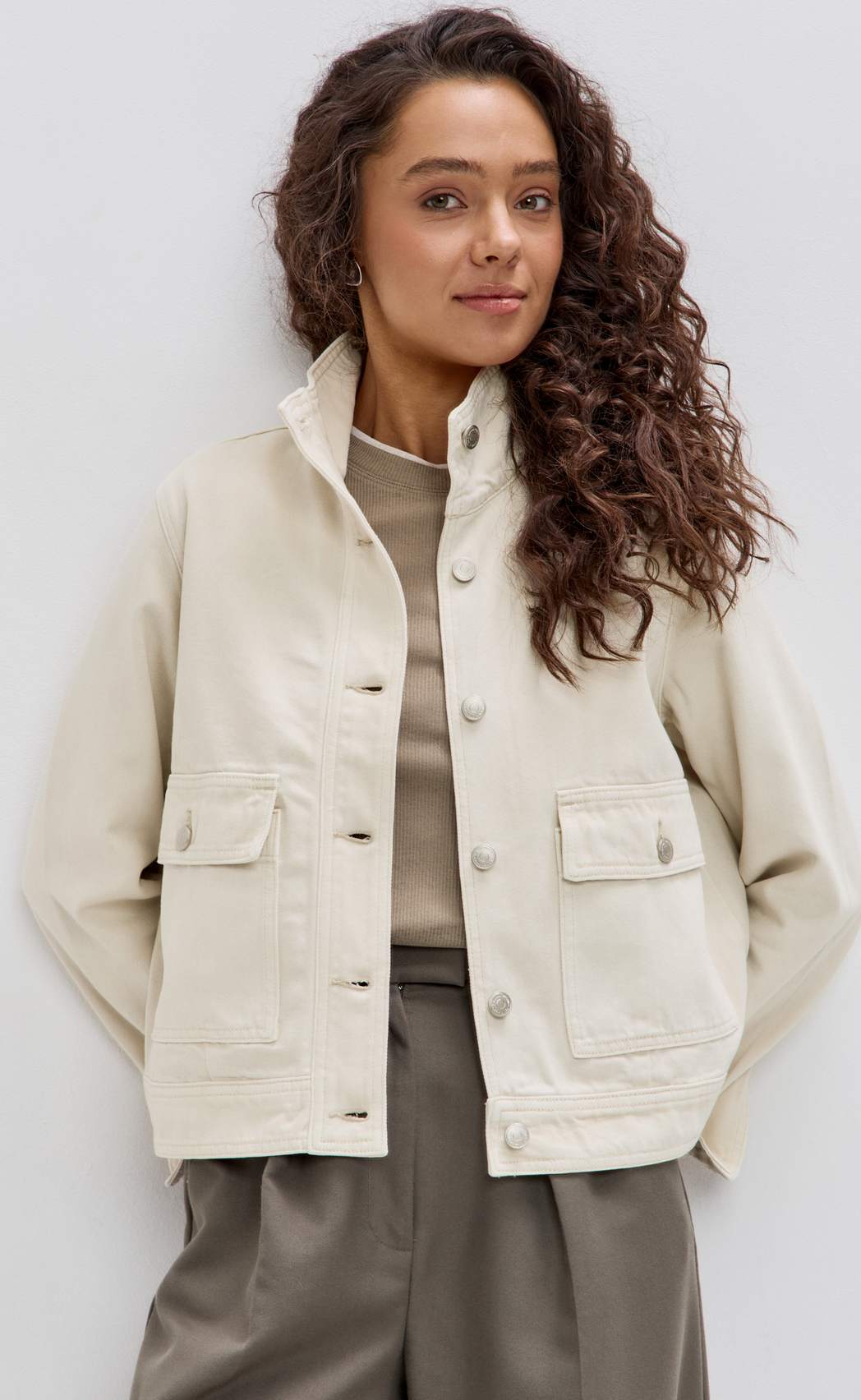 Куртка джинс P612-1254 milk