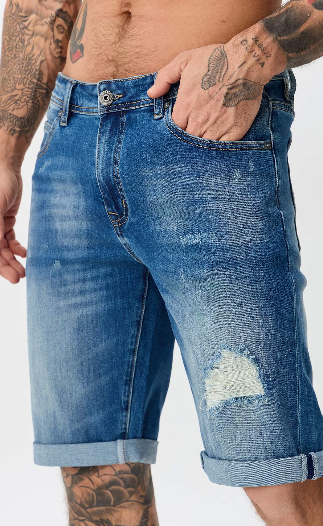 Шорты P611-0986 middle blue