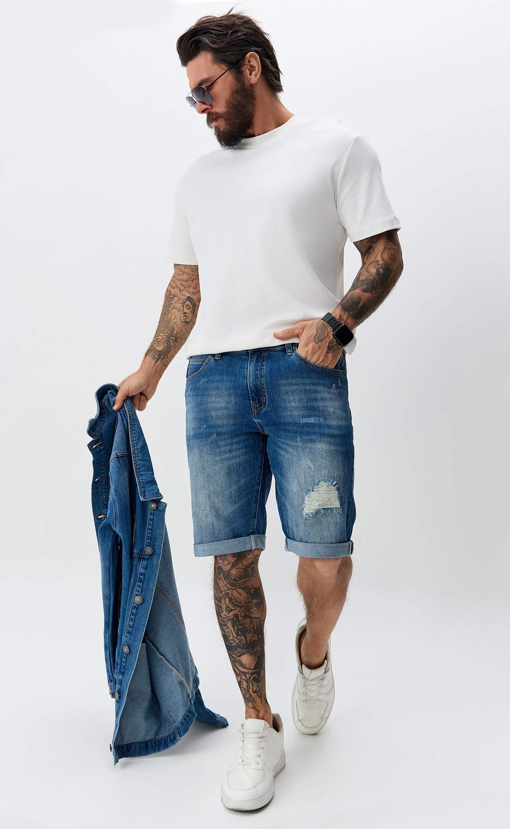 Шорты P611-0986 middle blue