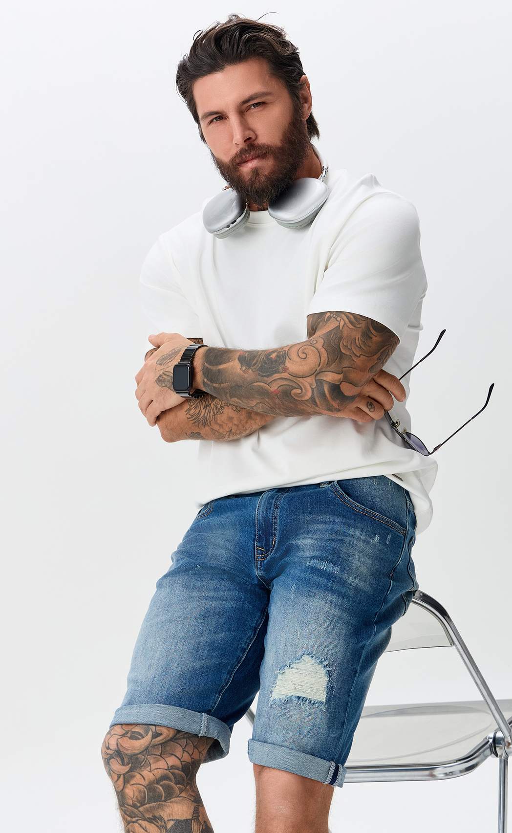 Шорты P611-0986 middle blue