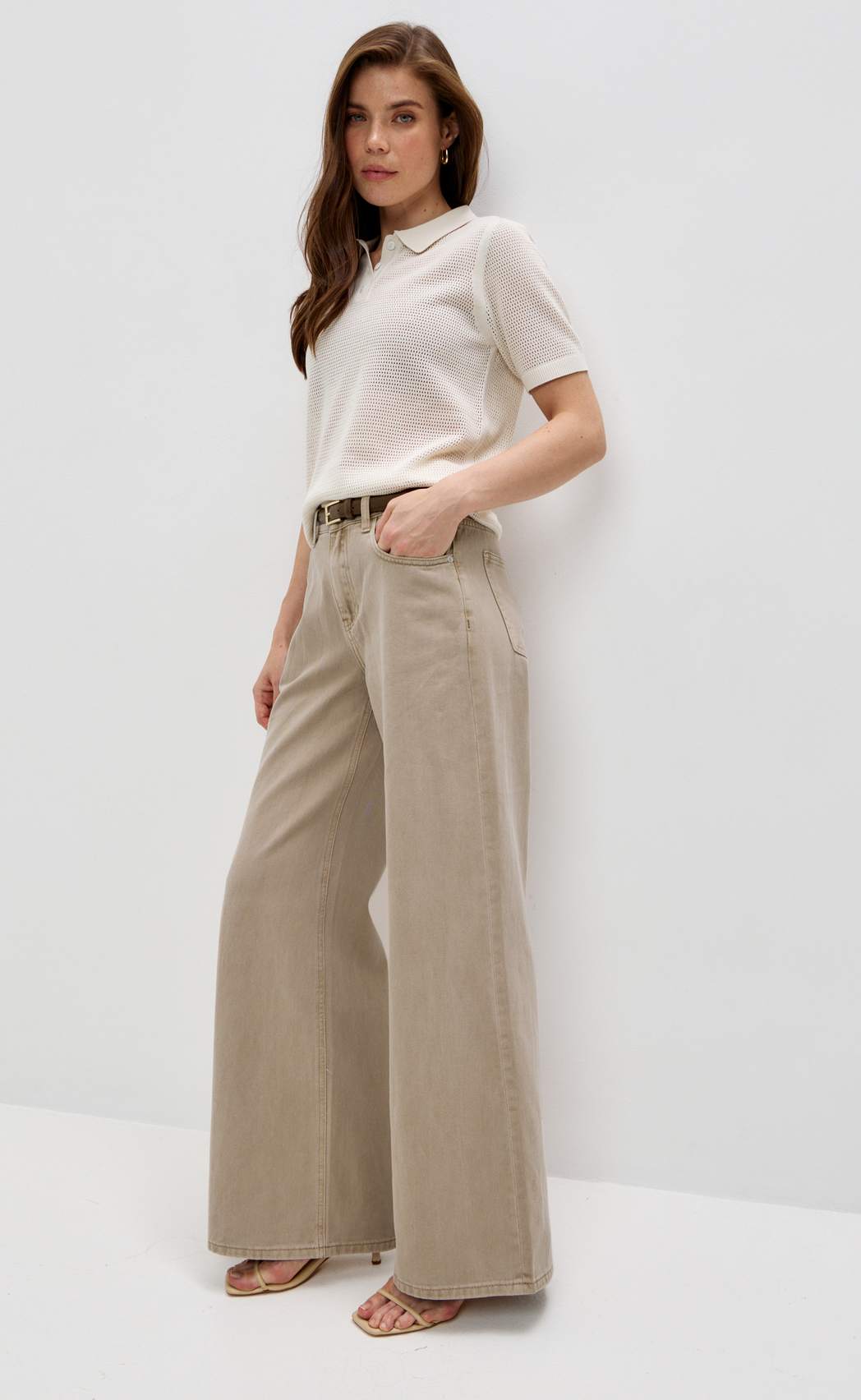 Джинсы P612-0164 l.beige