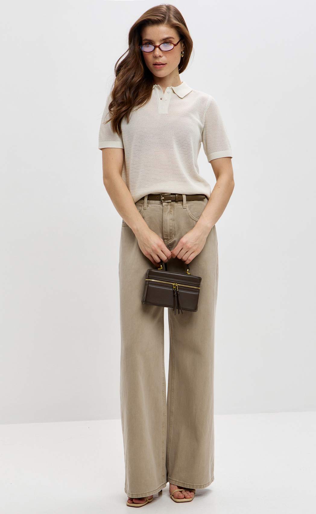 Джинсы P612-0164 l.beige