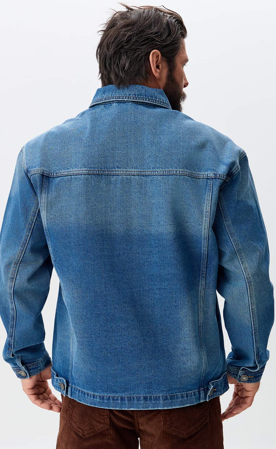 Куртка джинс F611-1251 middle blue