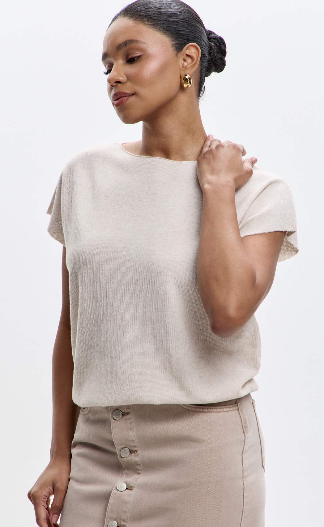 Джемпер к/р F612-1556 l.beige