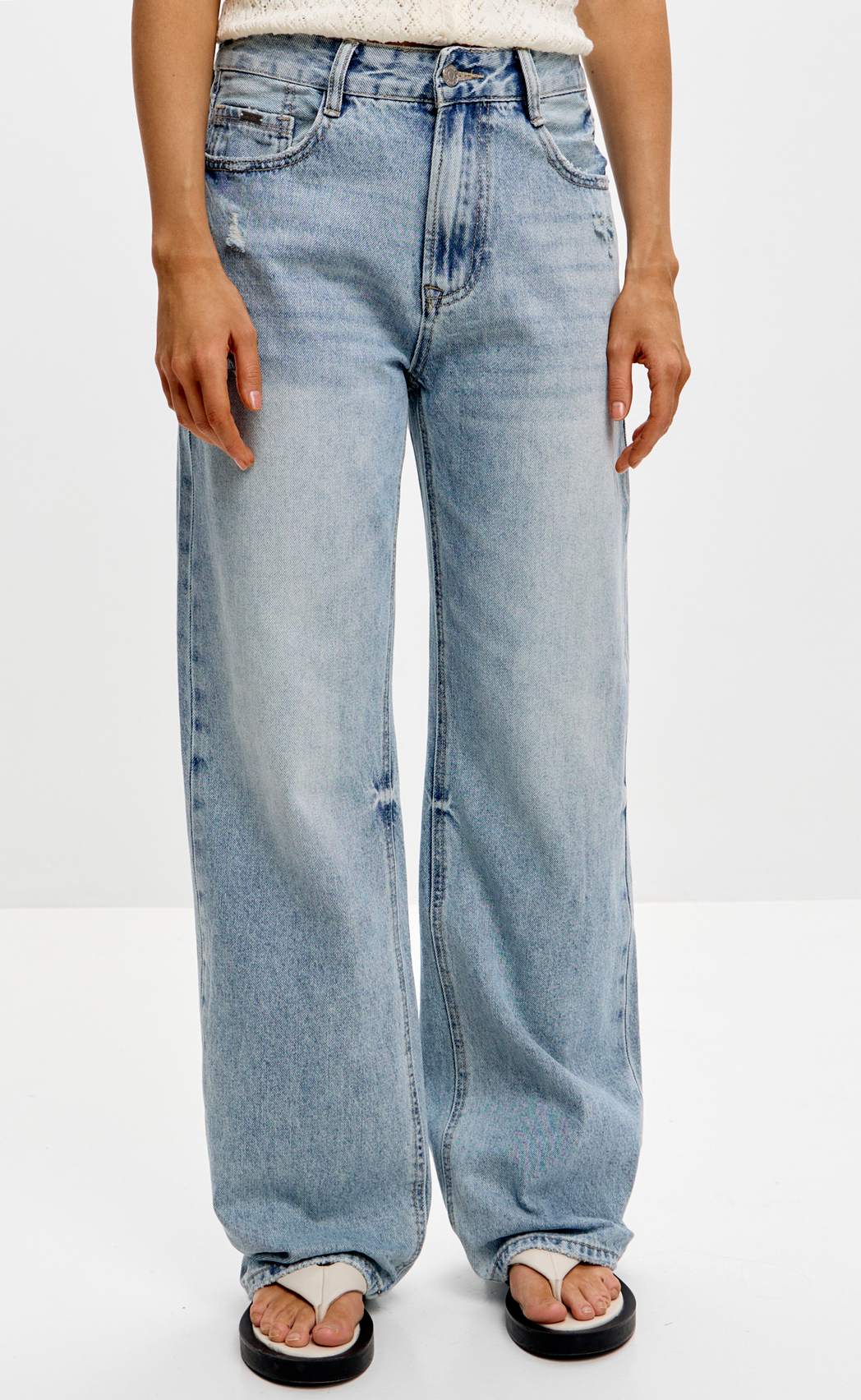 Джинсы F612-0153 l.blue