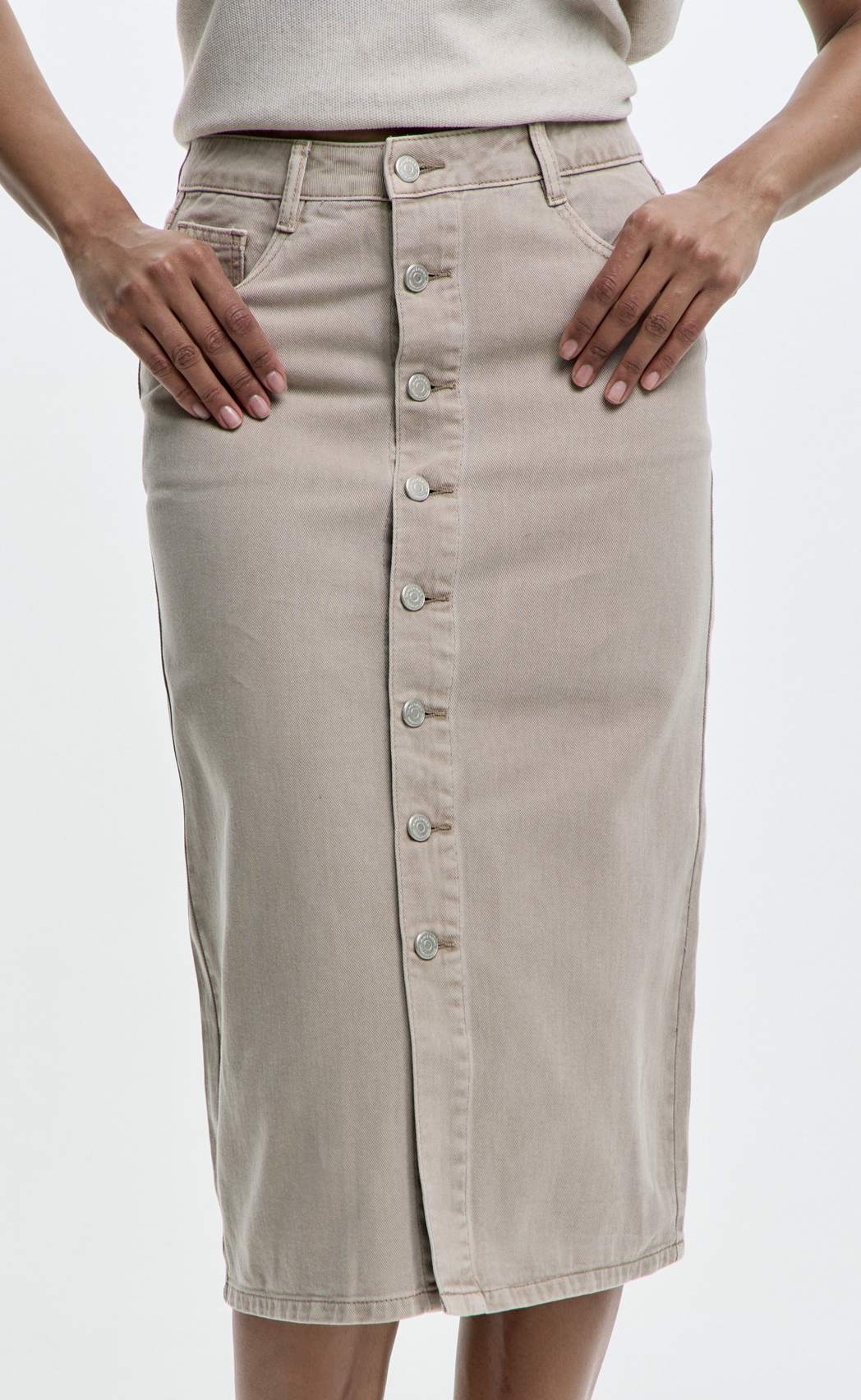 Юбка P612-0218 l.beige