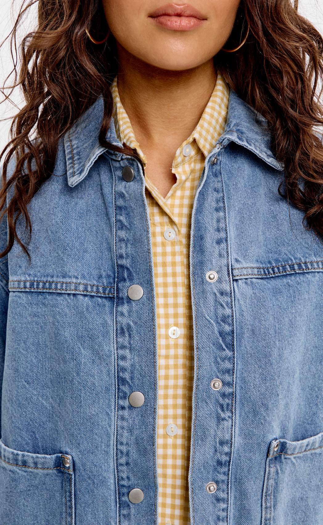 Куртка джинс F612-1259 middle blue