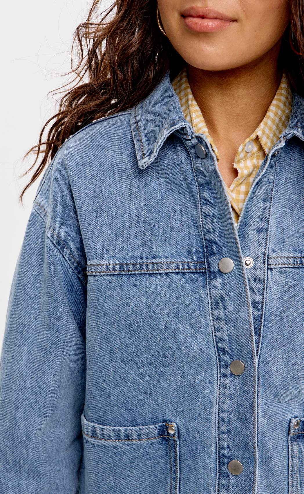 Куртка джинс F612-1259 middle blue