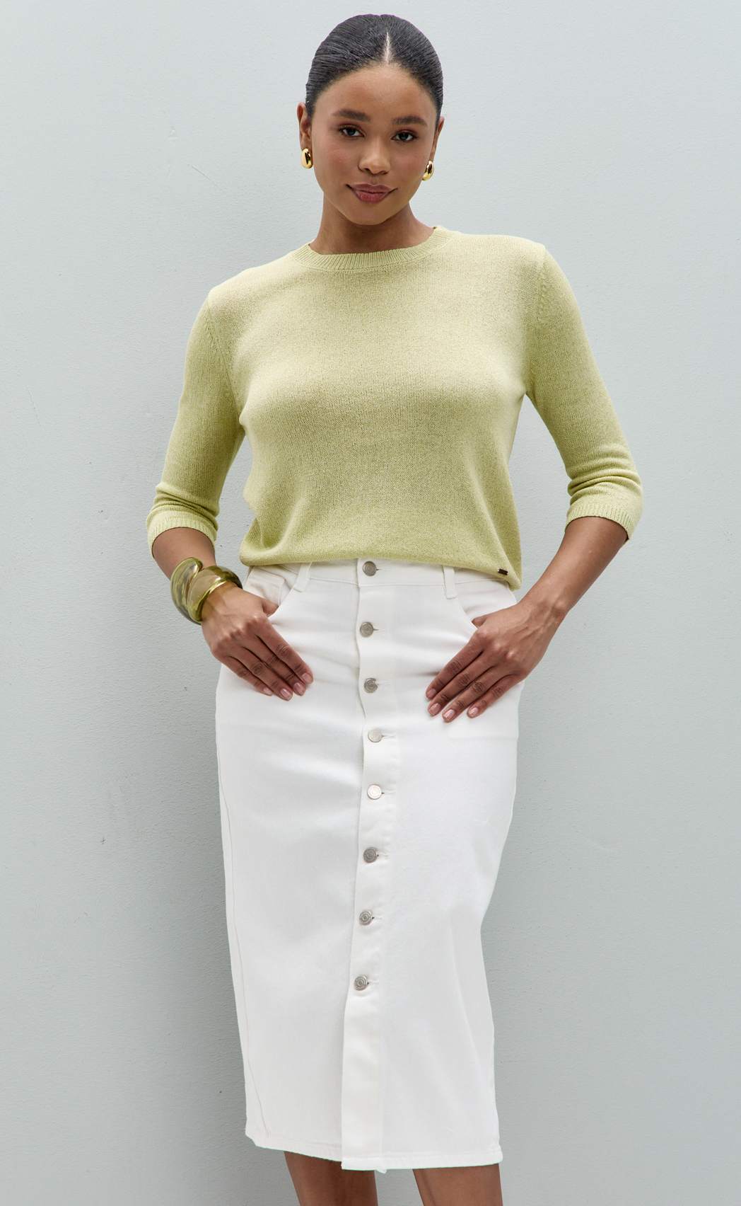 Юбка P612-0218 white