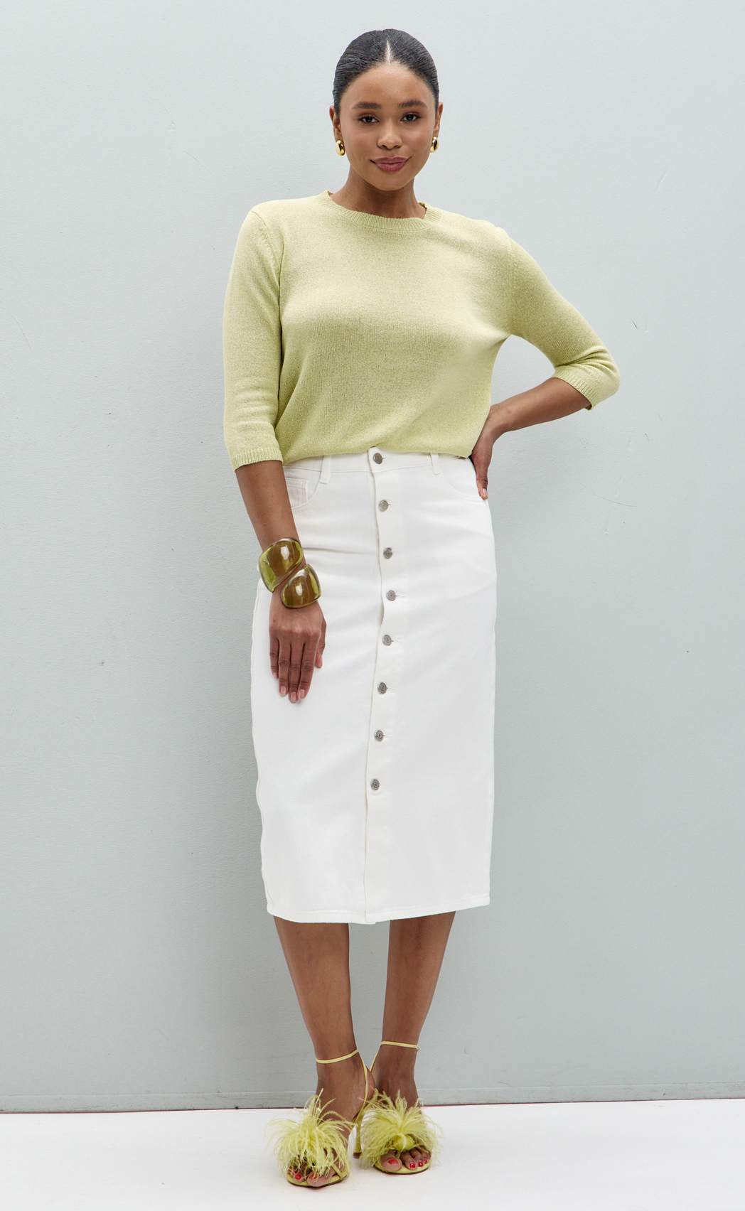 Юбка P612-0218 white