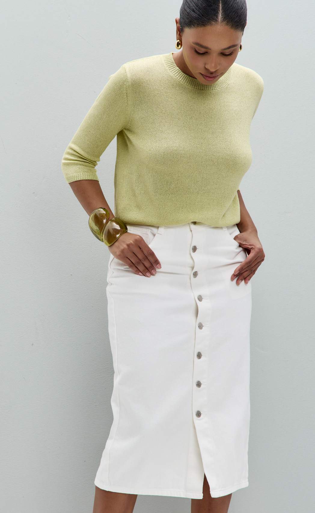 Юбка P612-0218 white