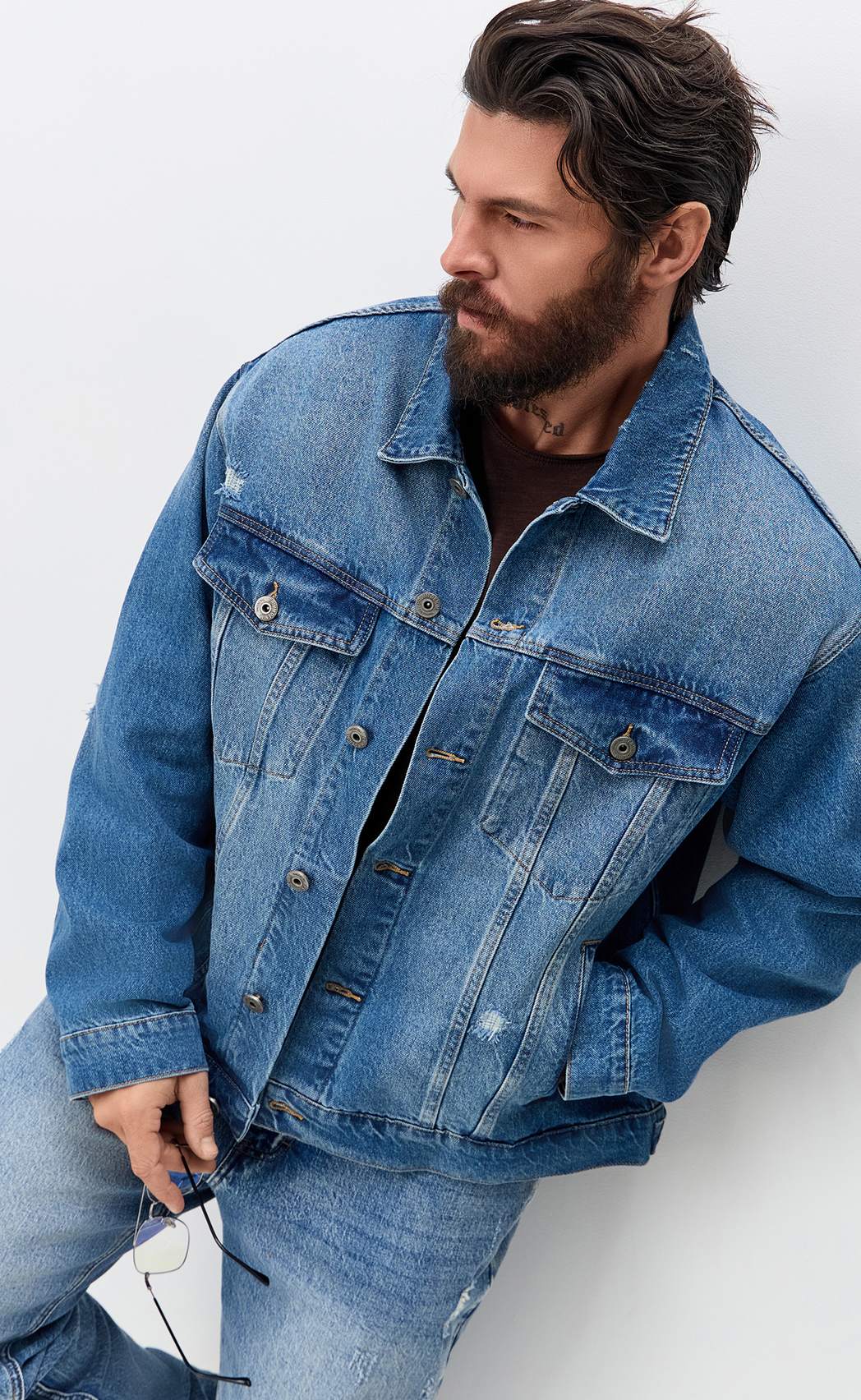 Куртка джинс P611-1285 l.blue