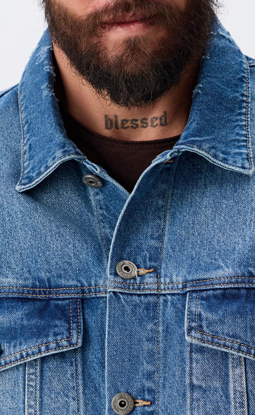 Куртка джинс P611-1285 l.blue