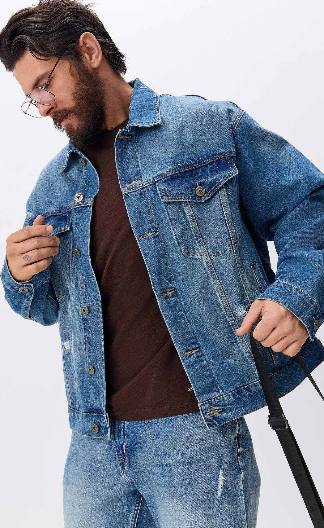 Куртка джинс P611-1285 l.blue