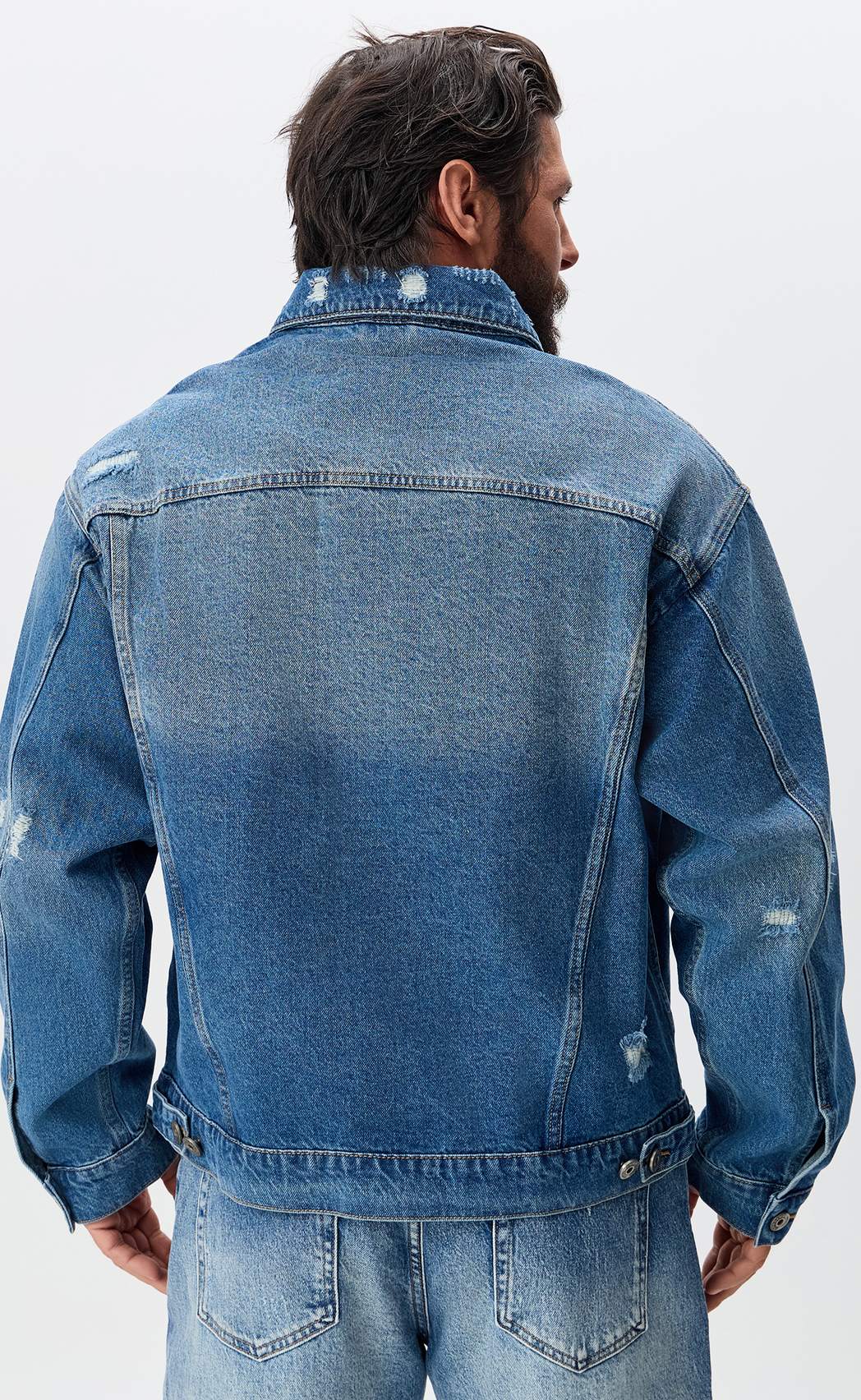 Куртка джинс P611-1285 l.blue