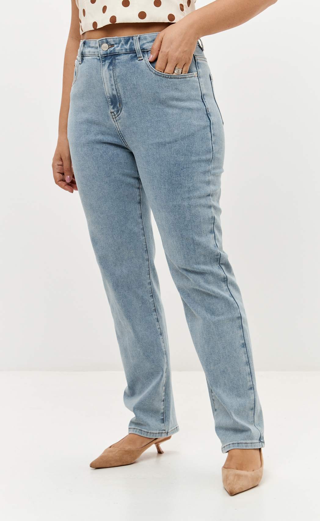 Джинсы F612-01-571E l.blue