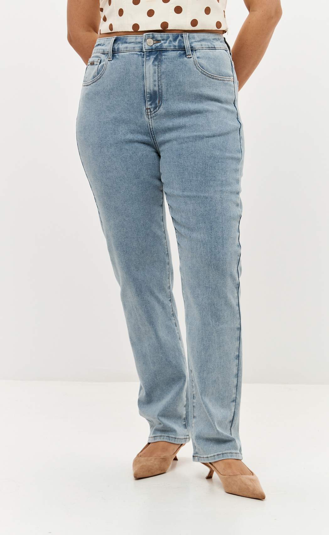 Джинсы F612-01-571E l.blue