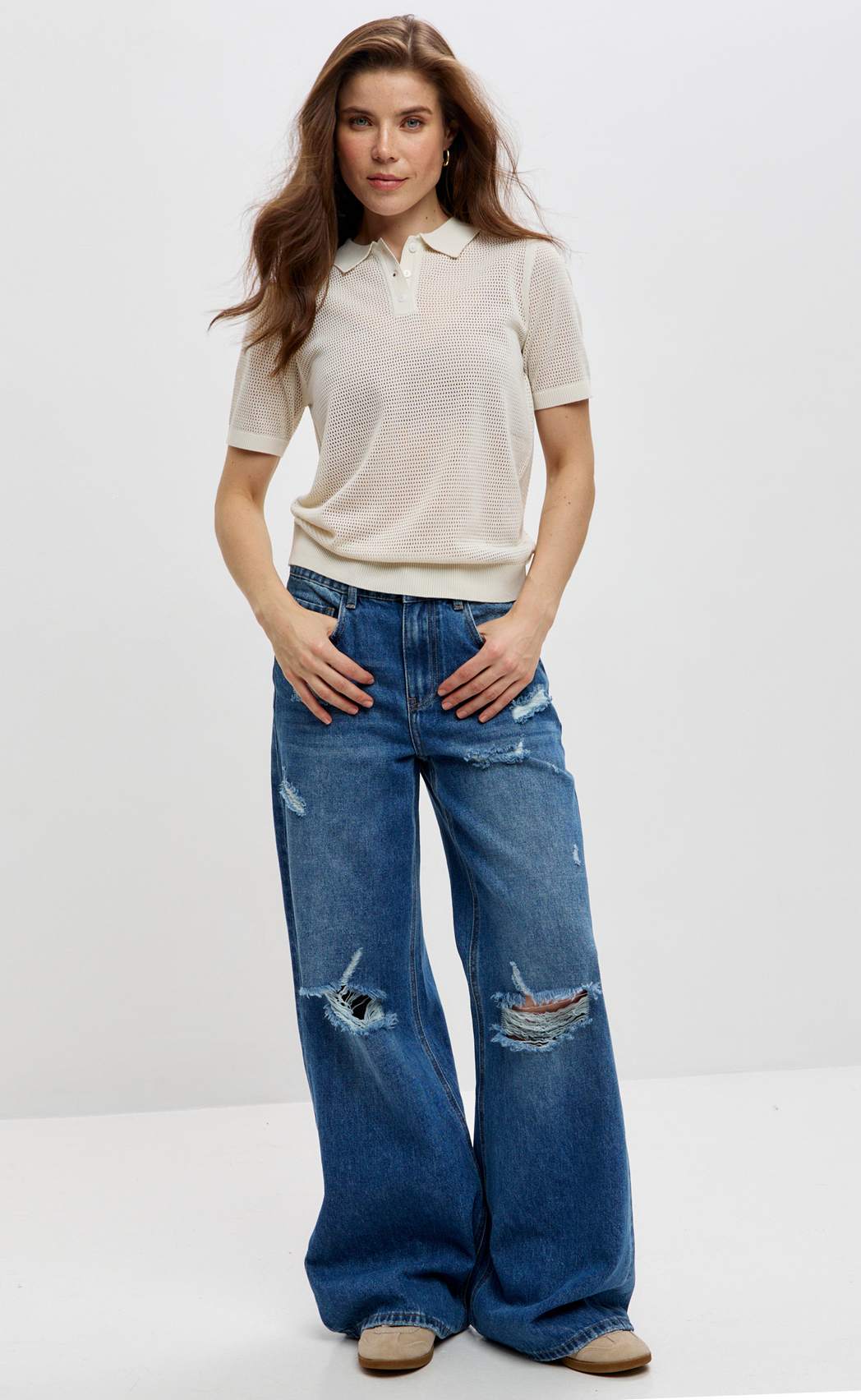 Джинсы P612-0164 m.blue