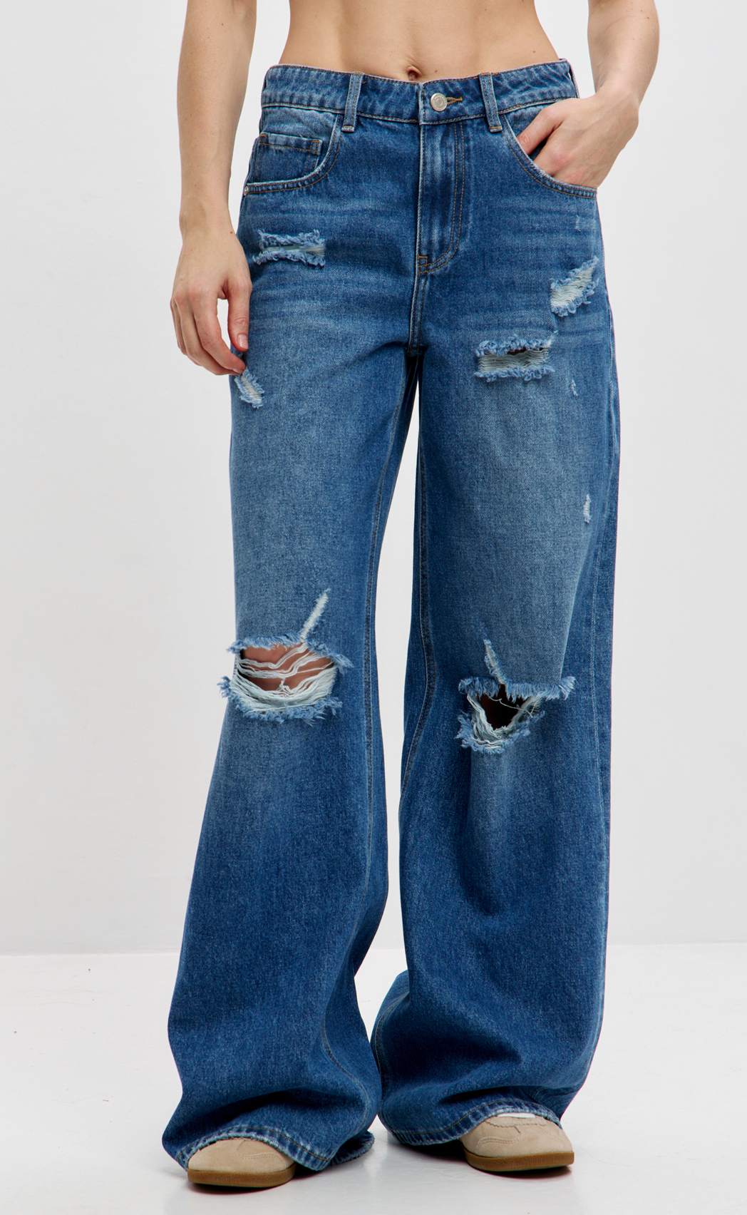 Джинсы P612-0164 m.blue