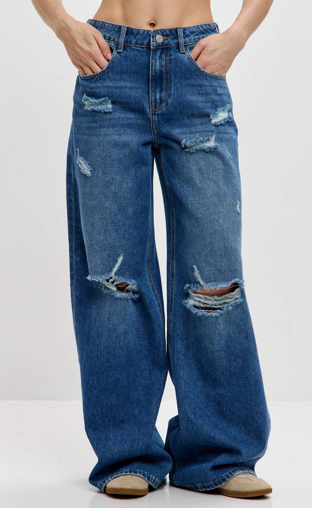 Джинсы P612-0164 m.blue