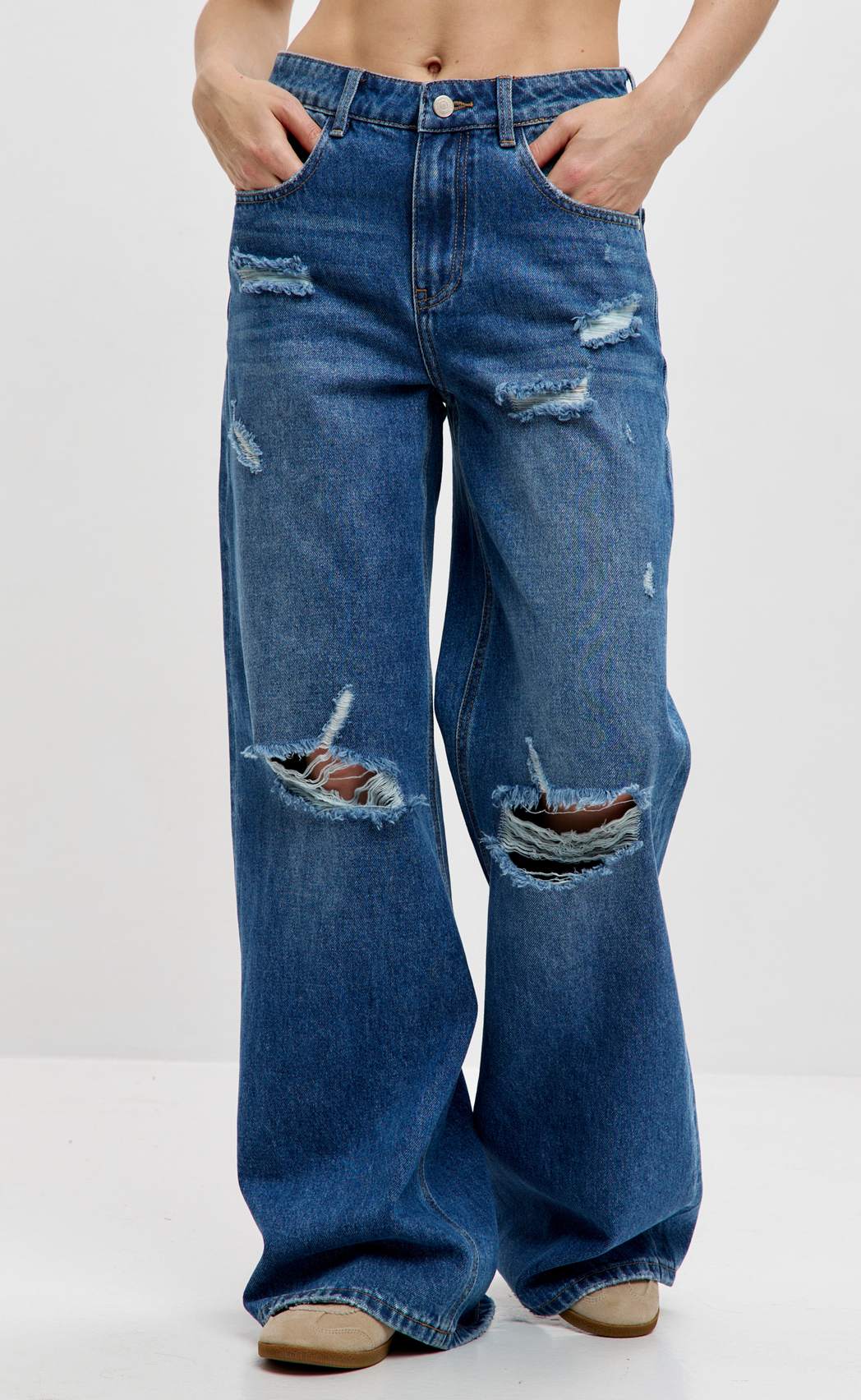 Джинсы P612-0164 m.blue