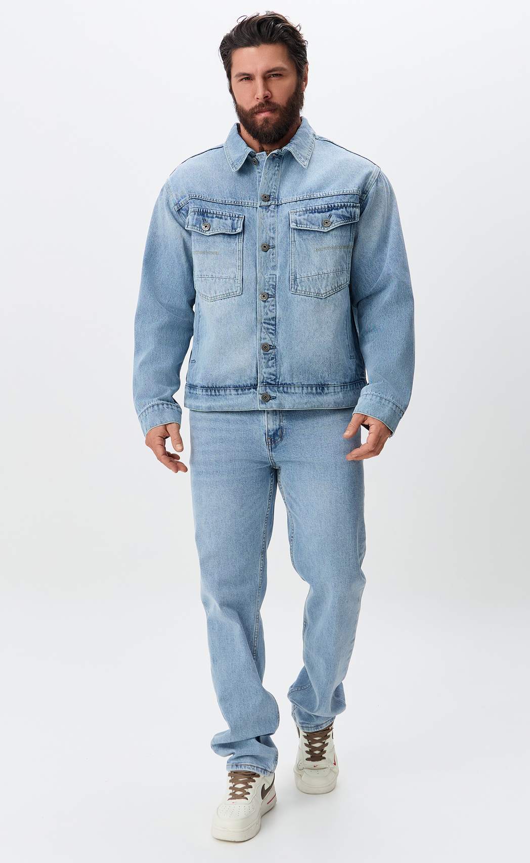 Куртка джинс P611-1286 l.blue