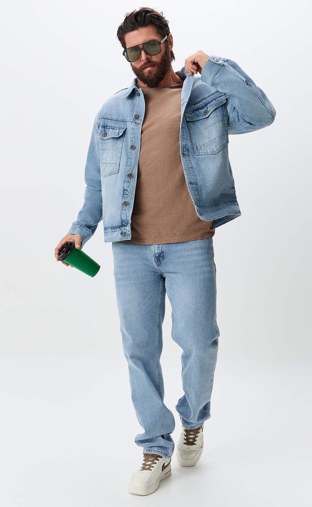 Куртка джинс P611-1286 l.blue