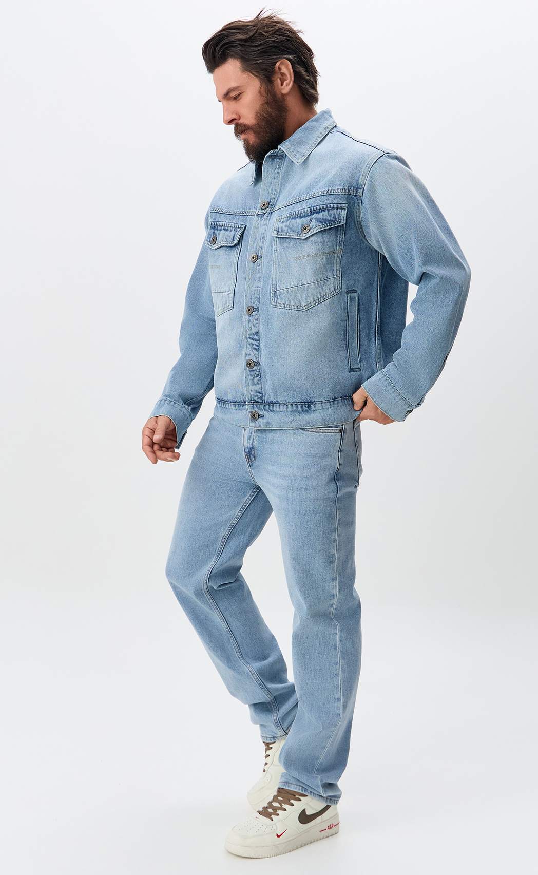 Куртка джинс P611-1286 l.blue