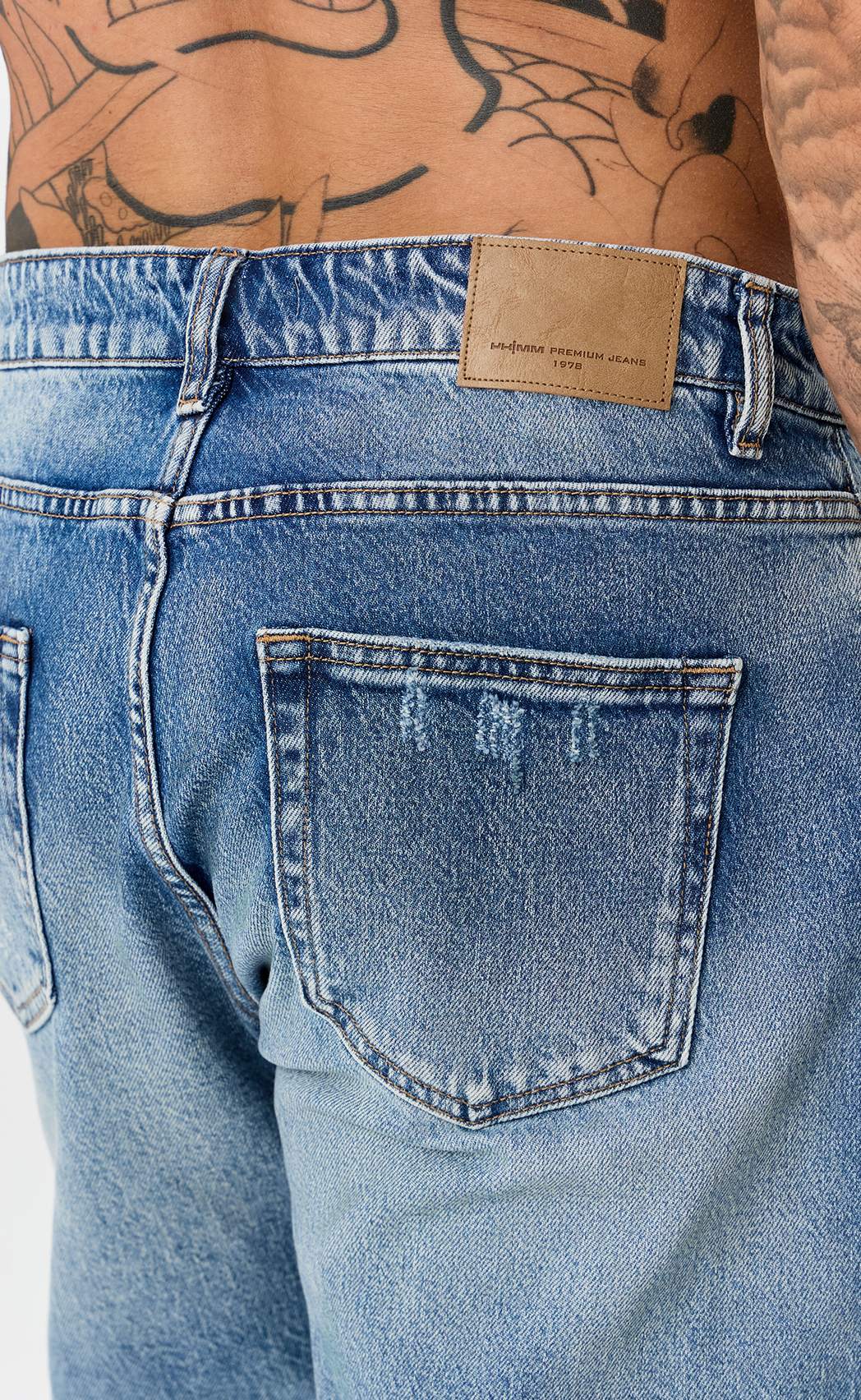 Джинсы муж. P611-0146C middle blue