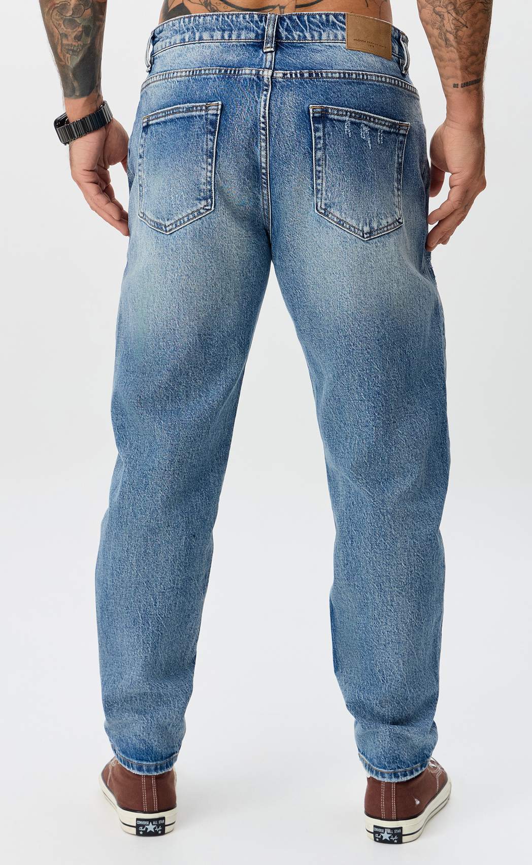 Джинсы муж. P611-0146C middle blue