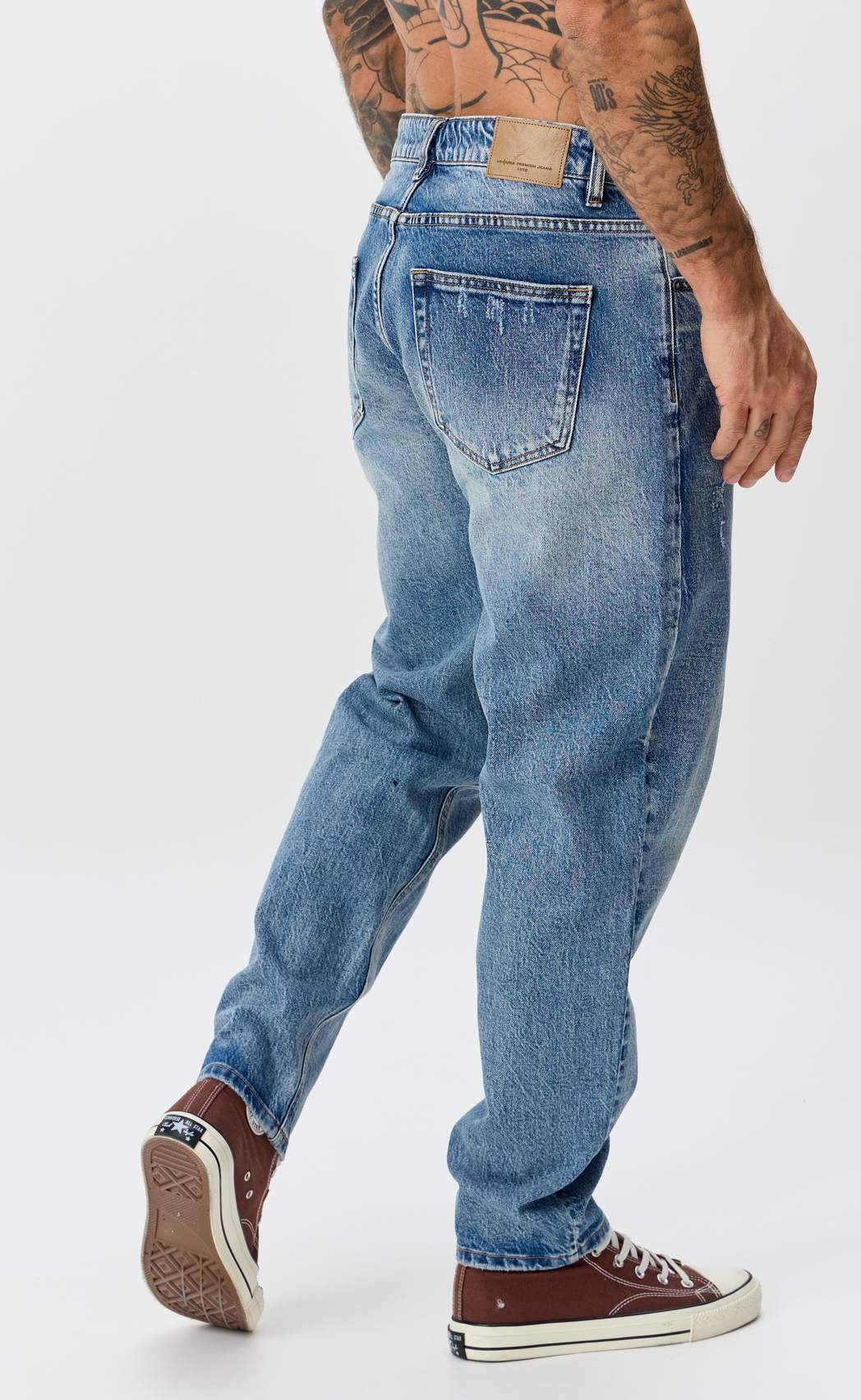 Джинсы муж. P611-0146C middle blue