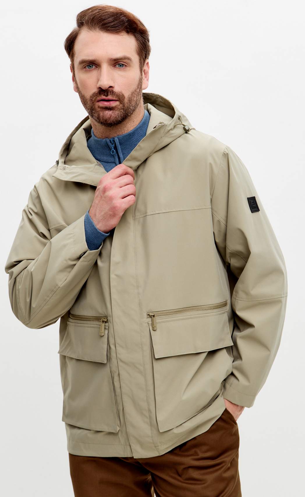 Ветровка F611-1317 d.beige