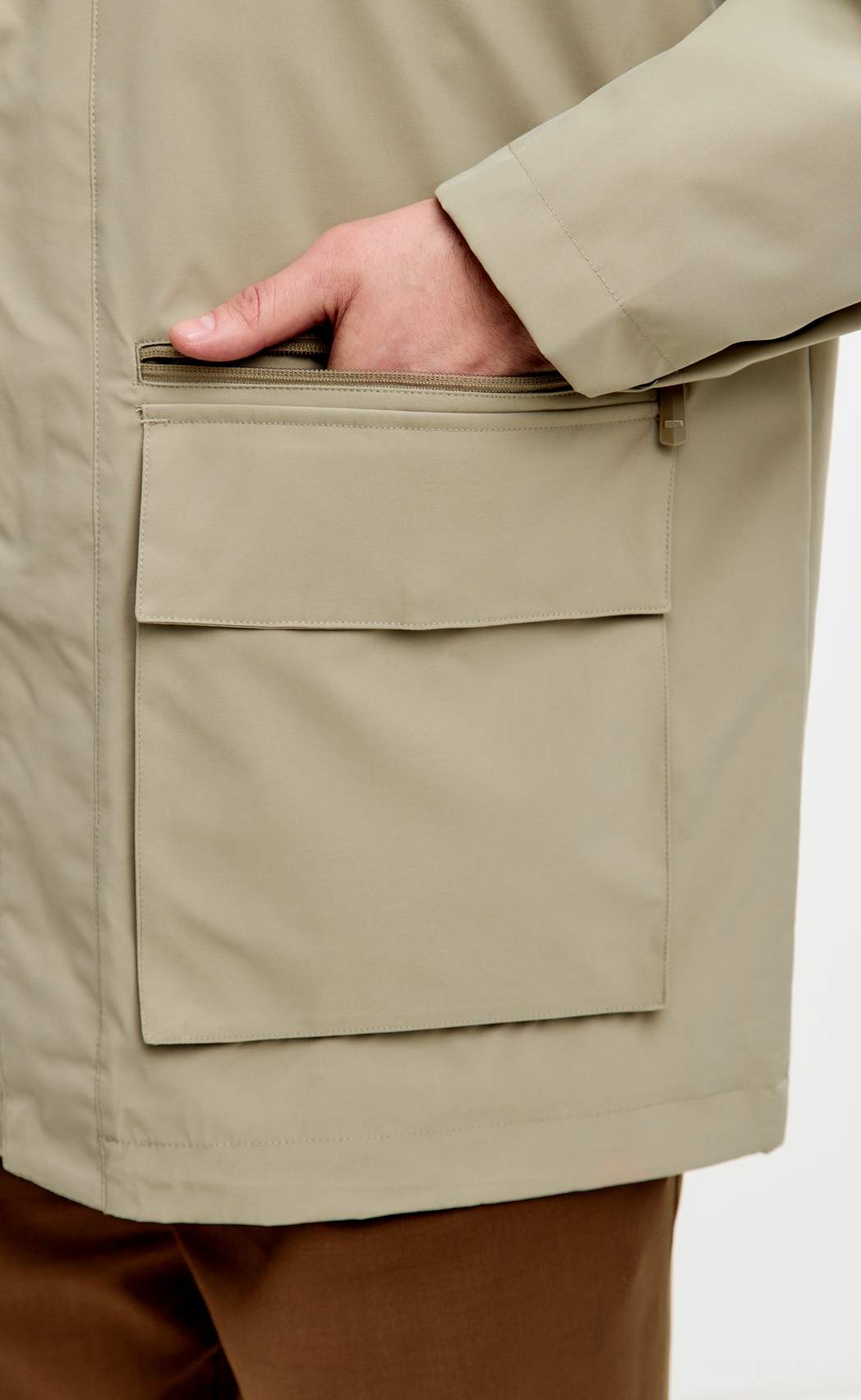 Ветровка F611-1317 d.beige