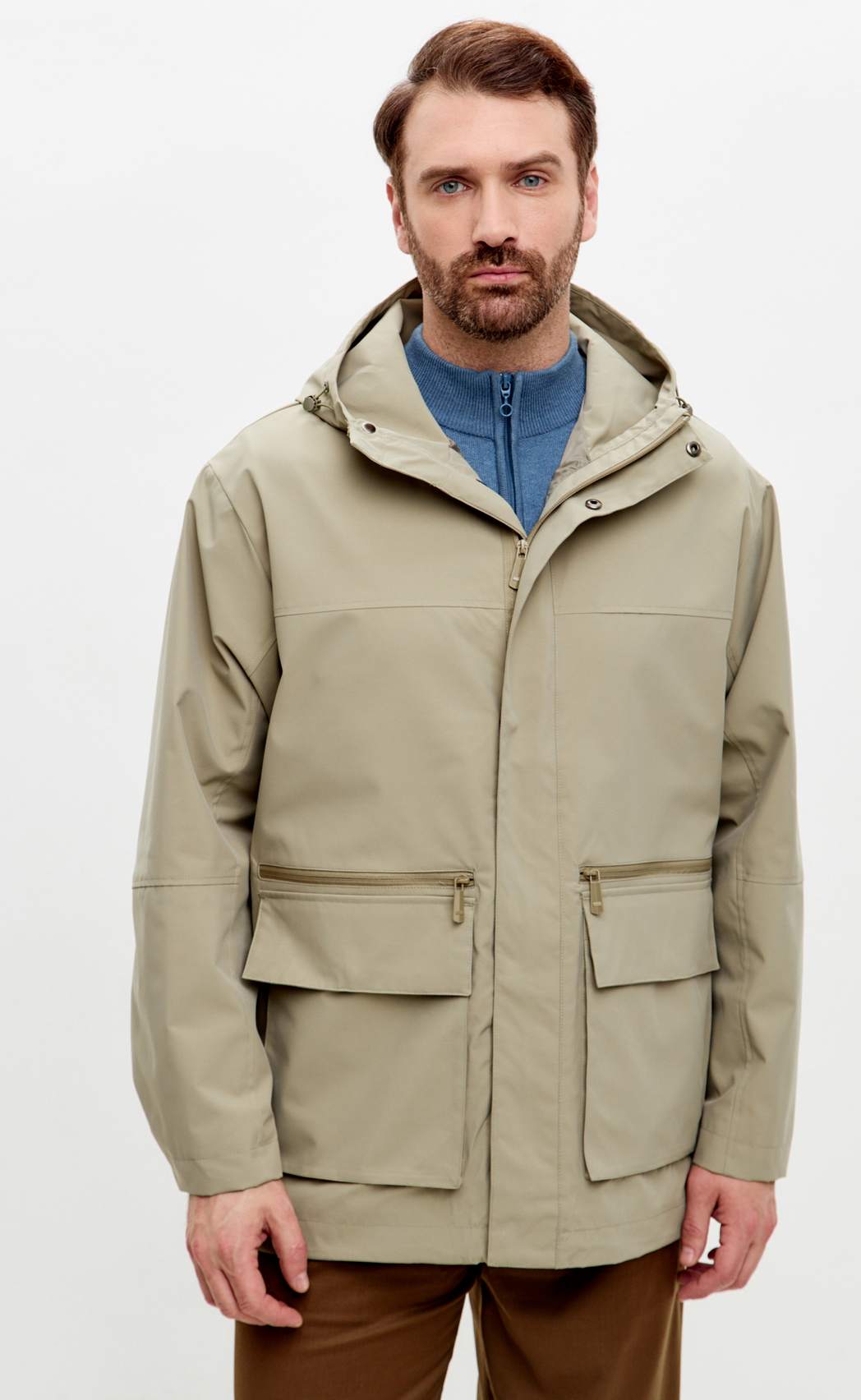 Ветровка F611-1317 d.beige