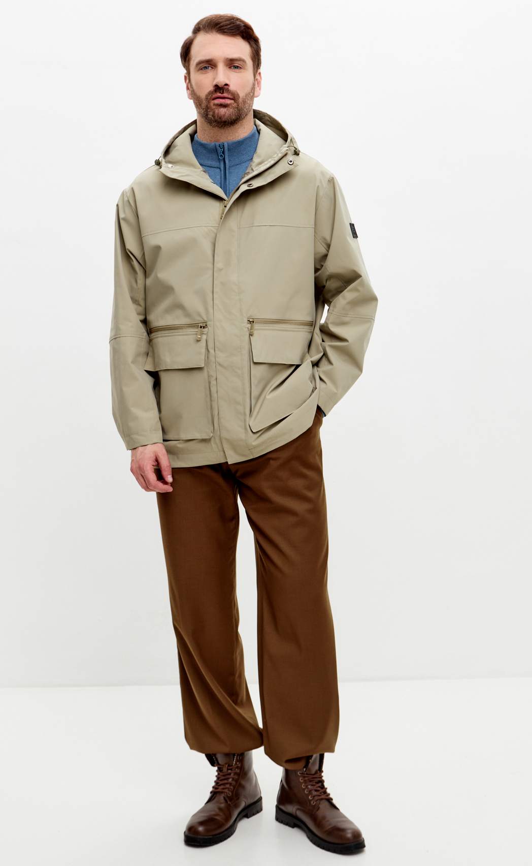 Ветровка F611-1317 d.beige