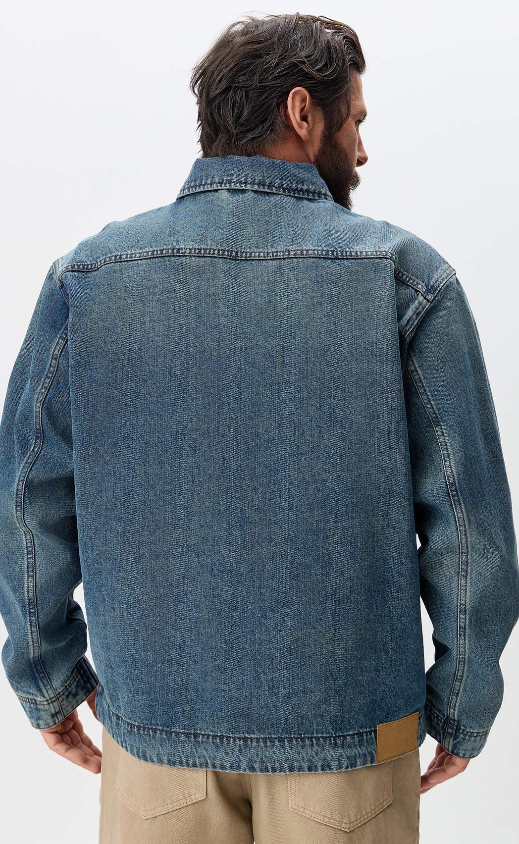 Куртка джинс F611-1260 d.blue