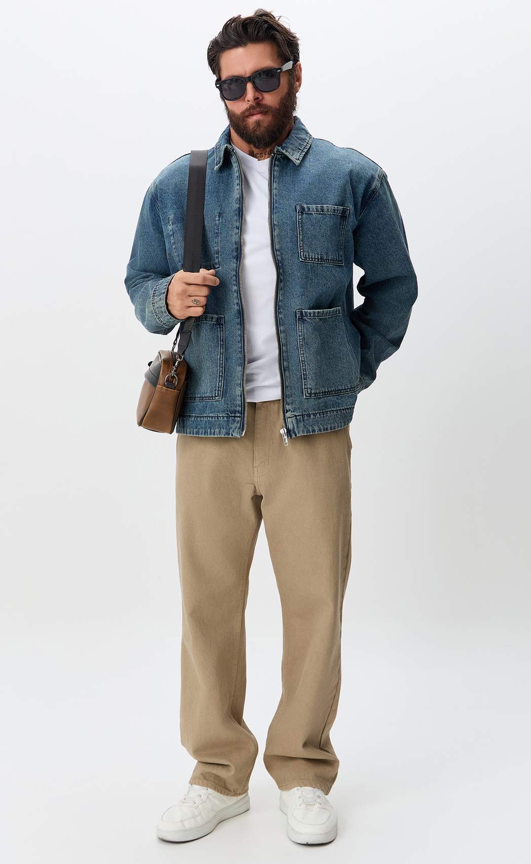 Куртка джинс F611-1260 d.blue