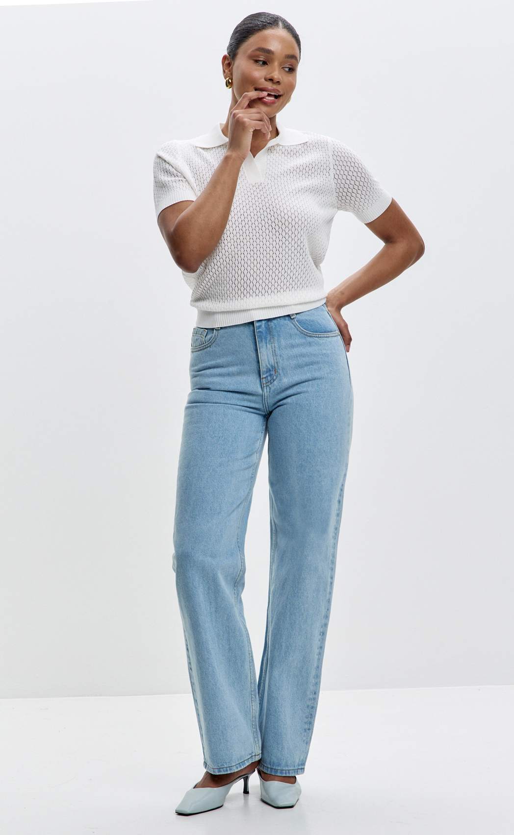 Джинсы P222-0134 l.blue