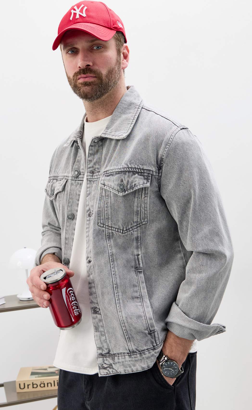 Куртка F611-1282 grey